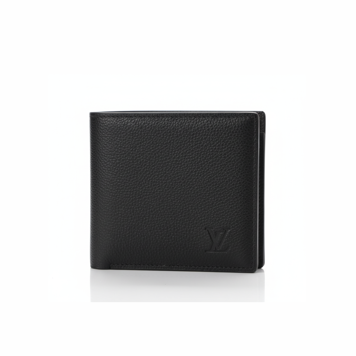 LV Luxury-Inspired Bifold Wallet – BLACK EDITION