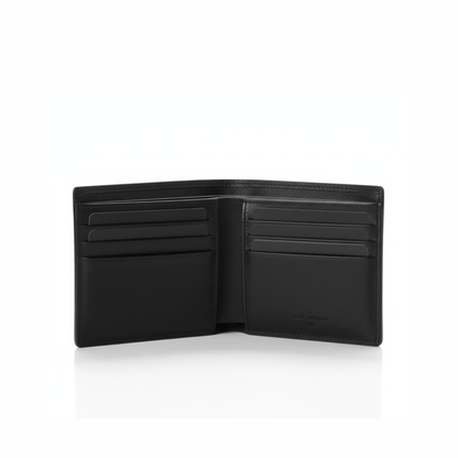 LV Luxury-Inspired Bifold Wallet – BLACK EDITION